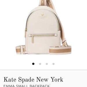 Kate Spade Beige and Tan Backpack